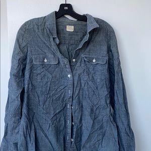 JCREW “The Perfect Shirt” Chambray button up